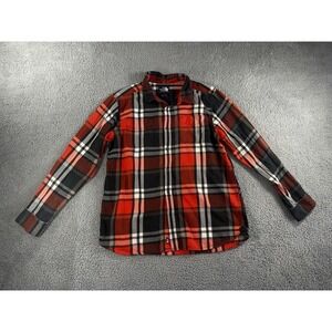 Vintage The‎ North Face Button Up Shirt Men XL Plaid Outdoor Distressed